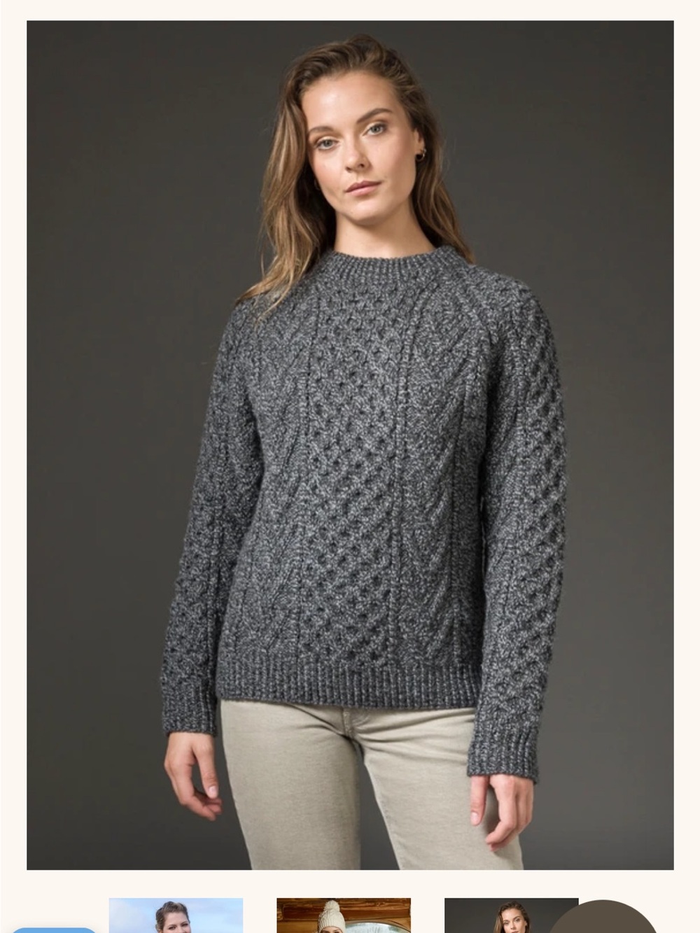 Kilronan Hand-knit Aran Sweater